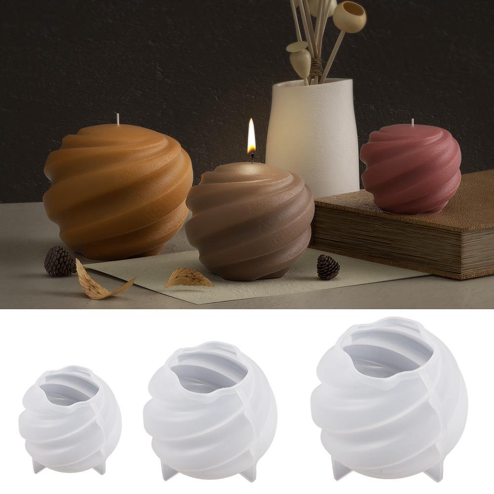 Soap Making Recipes - Roterende Planeet Siliconen Kaarsvorm 3d Ronde
