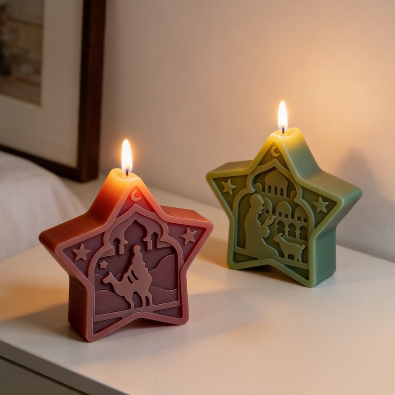 Soap Making Gel - Moskee kaarsvorm zachte ster maan kaarsvorm
