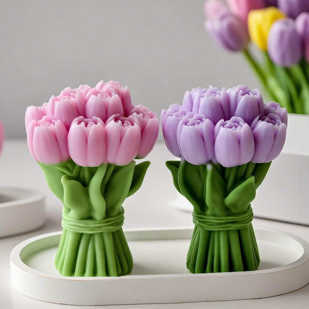 Soap Making Essentials - Valentijnsdag geschenk tulp boeket siliconen mal