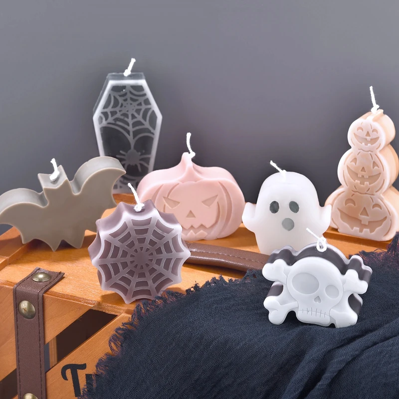 Soap Making Gel - Halloween Ornamenten Pompoen Siliconen Kaarsvorm DIY