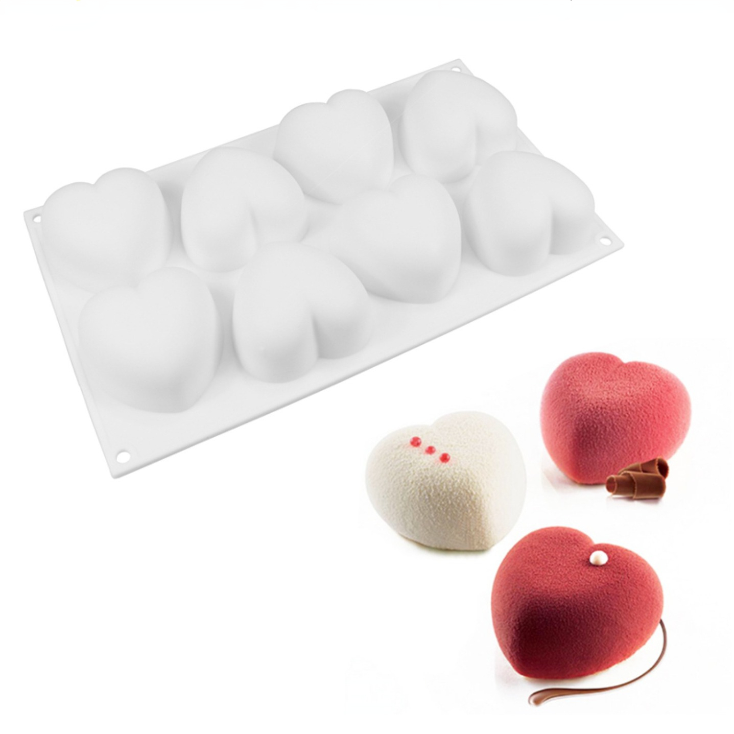 Soap Making Organic - Liefde Hart Siliconen Zeep Schimmel Handgemaakte