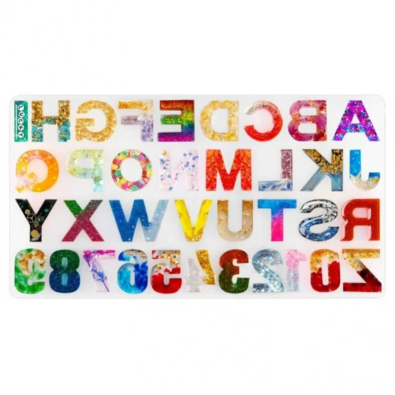 Soap Making Organic - 1pc/2pcs/3pcs LettersAtoZ,Number0to9Silicone Mold,forDIYCrafts,Zeep maken, Kaarsen maken,