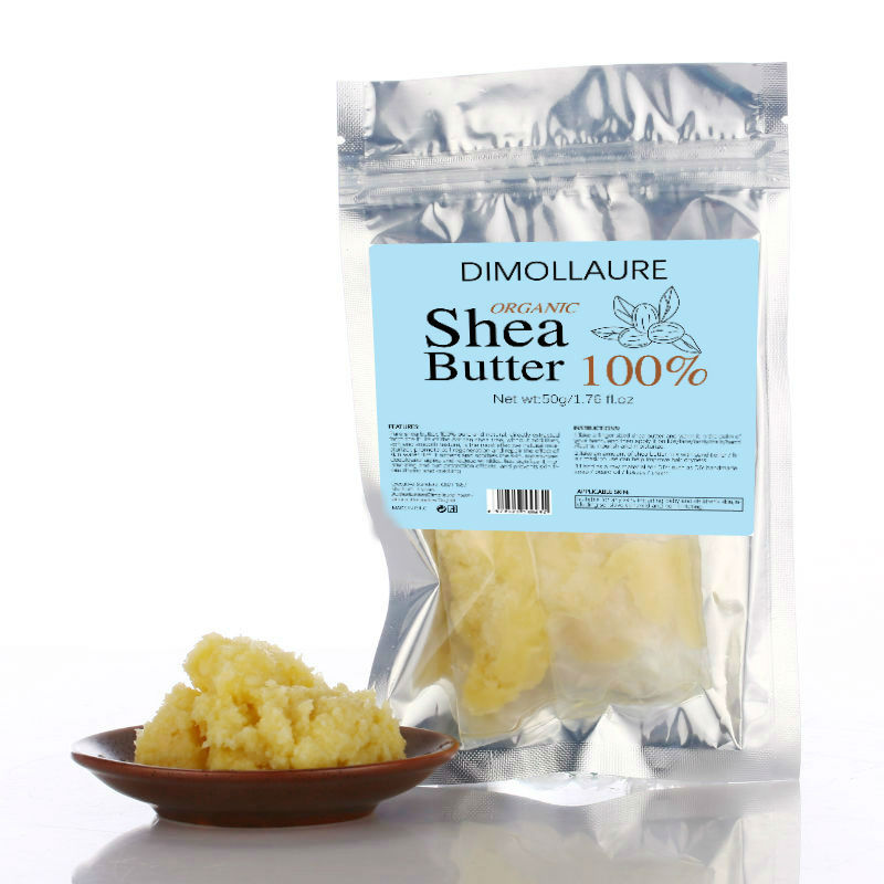 Shea Butter Raw - Dimollaure 50g Natuurlijke Organische Ongeraffineerde Shea