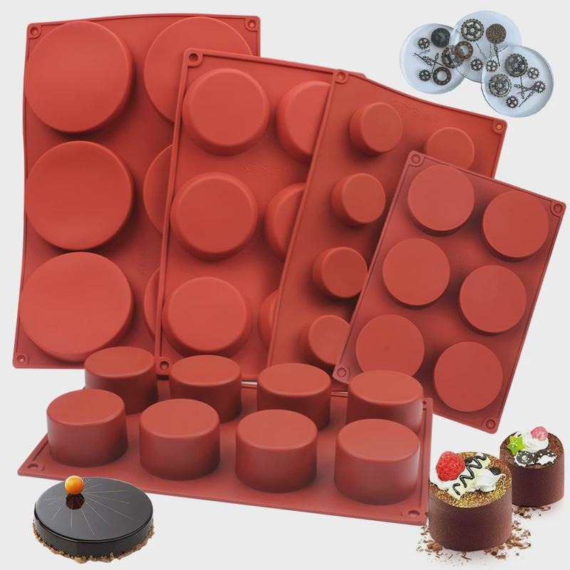 Soap Making Ideas - Ronde siliconen zeepvorm DIY handgemaakte zeepmaakvorm