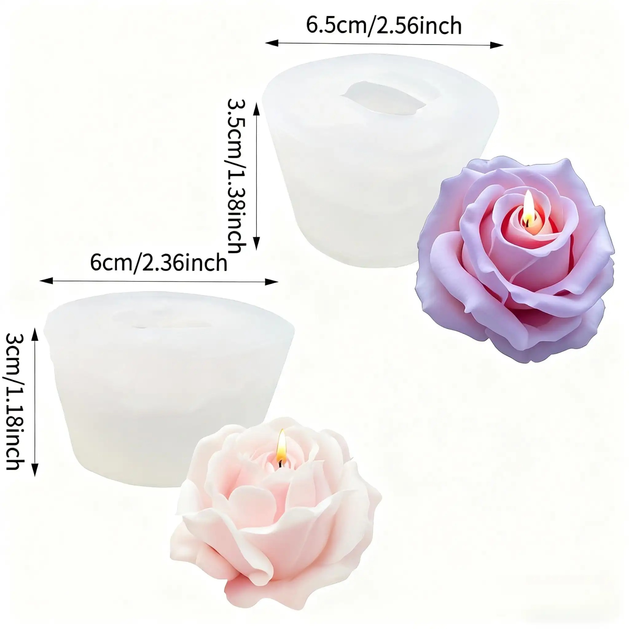 2-delige romantische 3D Rose s - Soap Making Recipes recensie en prijs