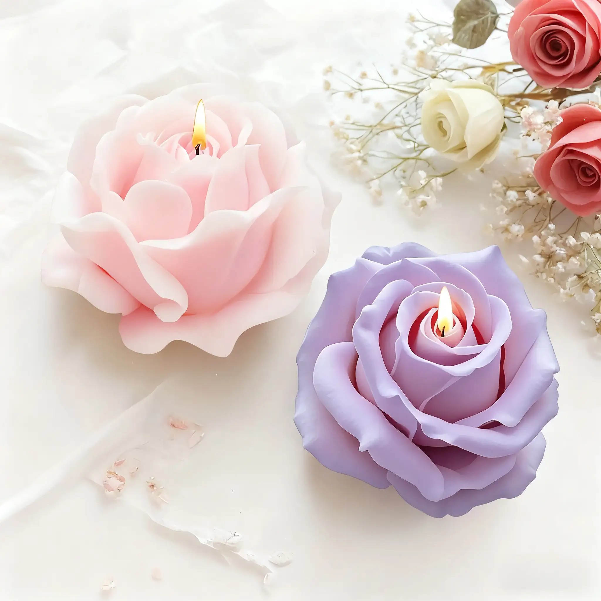 2-delige romantische 3D Rose s - Soap Making Recipes recensie en prijs