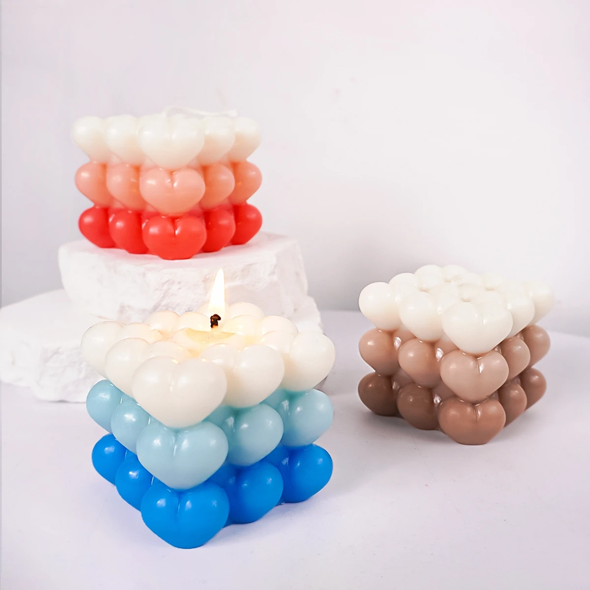 Love Bubble Candle Siliconen M - Soap Making Gel recensie en prijs