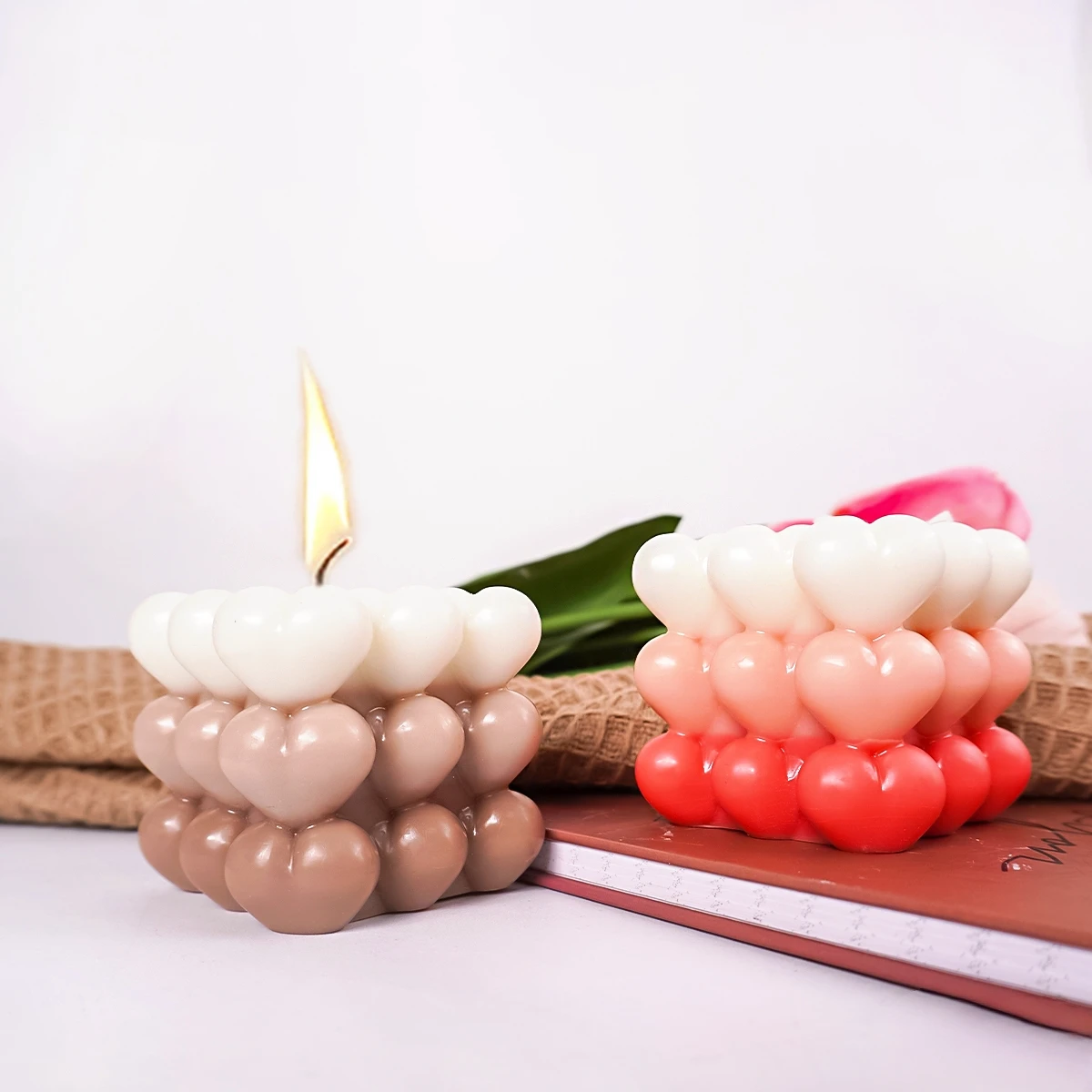 Love Bubble Candle Siliconen M - Soap Making Gel recensie en prijs