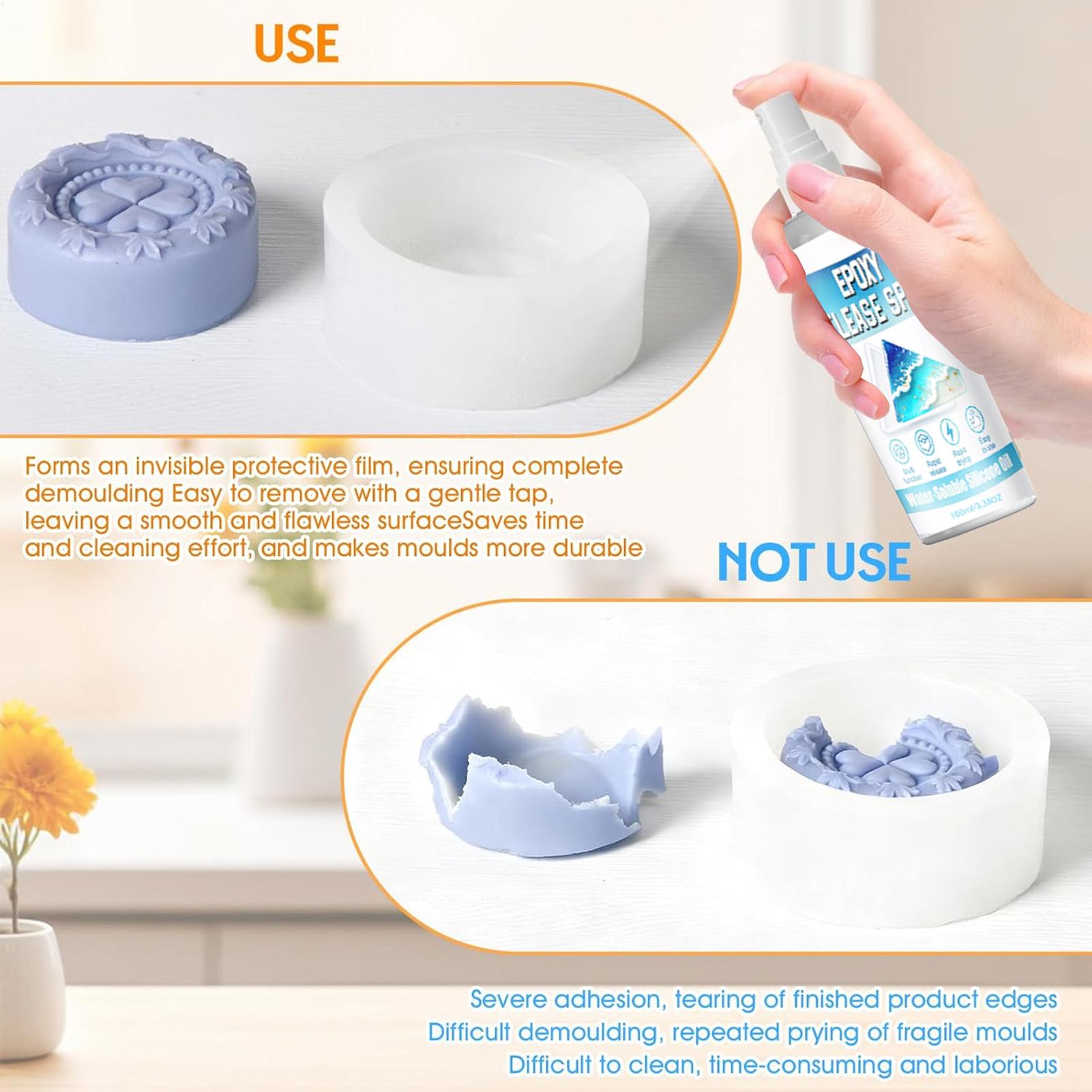 Siliconen ontvormspray Epoxy o - Soap Making Organic recensie en prijs