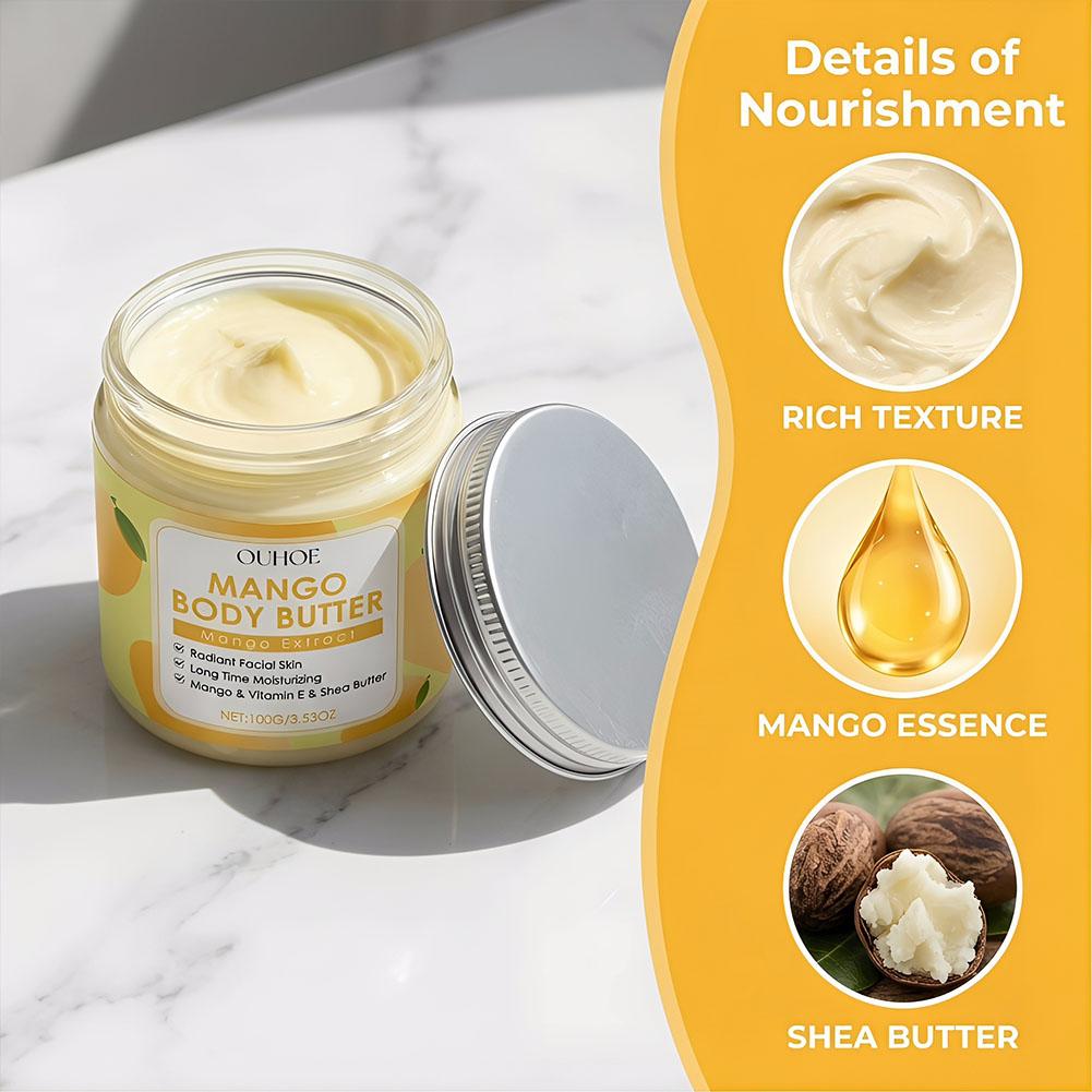 Mango Body Butter verzacht dro - Shea Butter Raw recensie en prijs