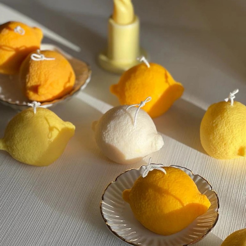 Oranje fruit kaarsvorm DIY aar - Soap Making Gel recensie en prijs