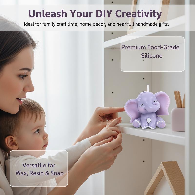 Schattige 3D olifant siliconen - Soap Making Organic recensie en prijs