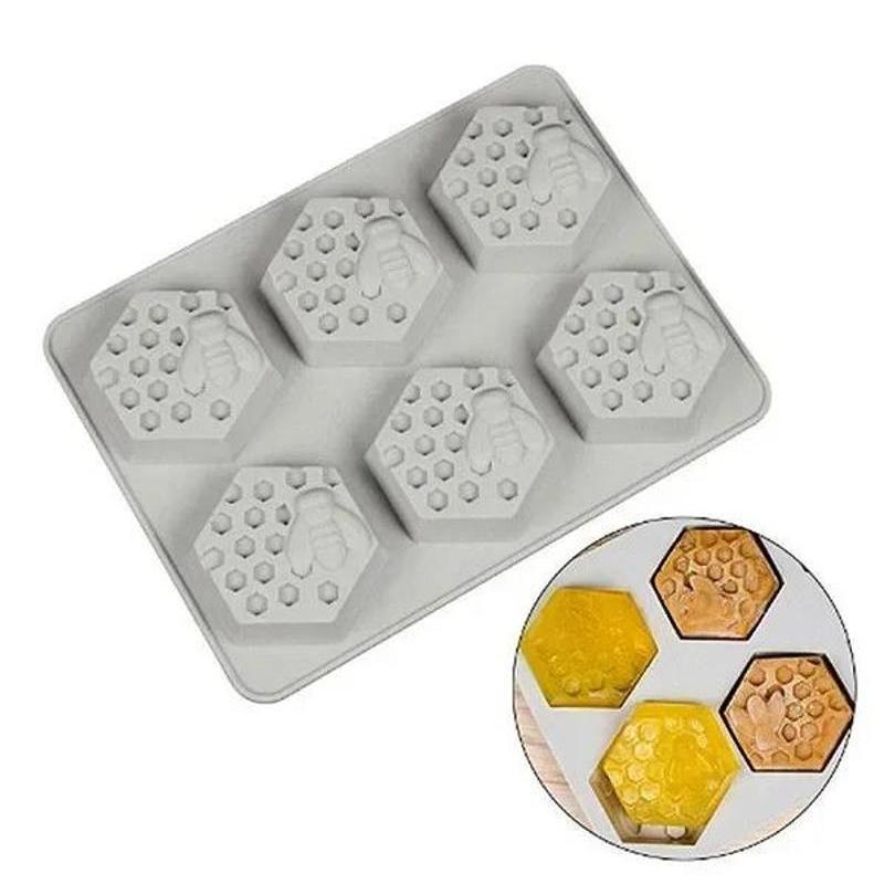 Bijen-vormige siliconen mal DI - Soap Making Gel recensie en prijs