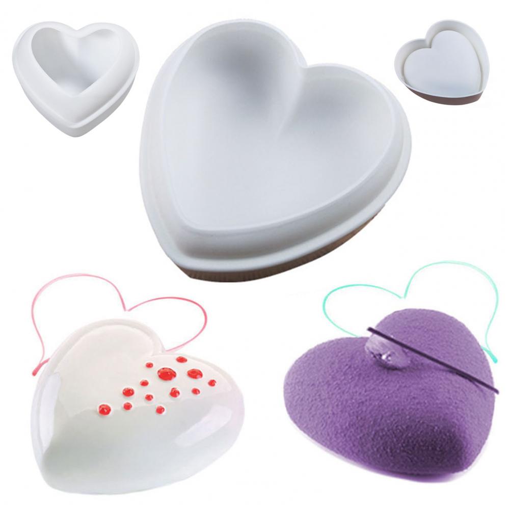 Hartvormige siliconen mal 3D d - Soap Making Jelly recensie en prijs