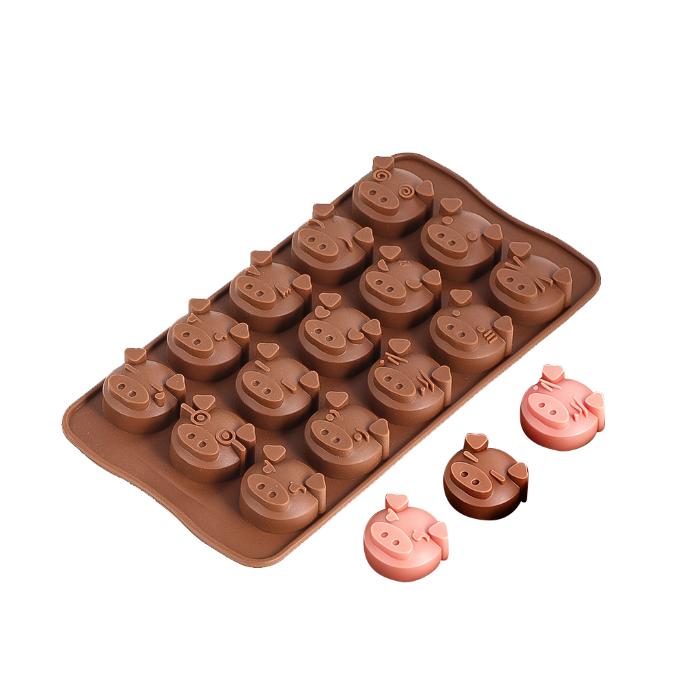 Cartoon varkens emoji hart roo - Soap Making Jelly recensie en prijs