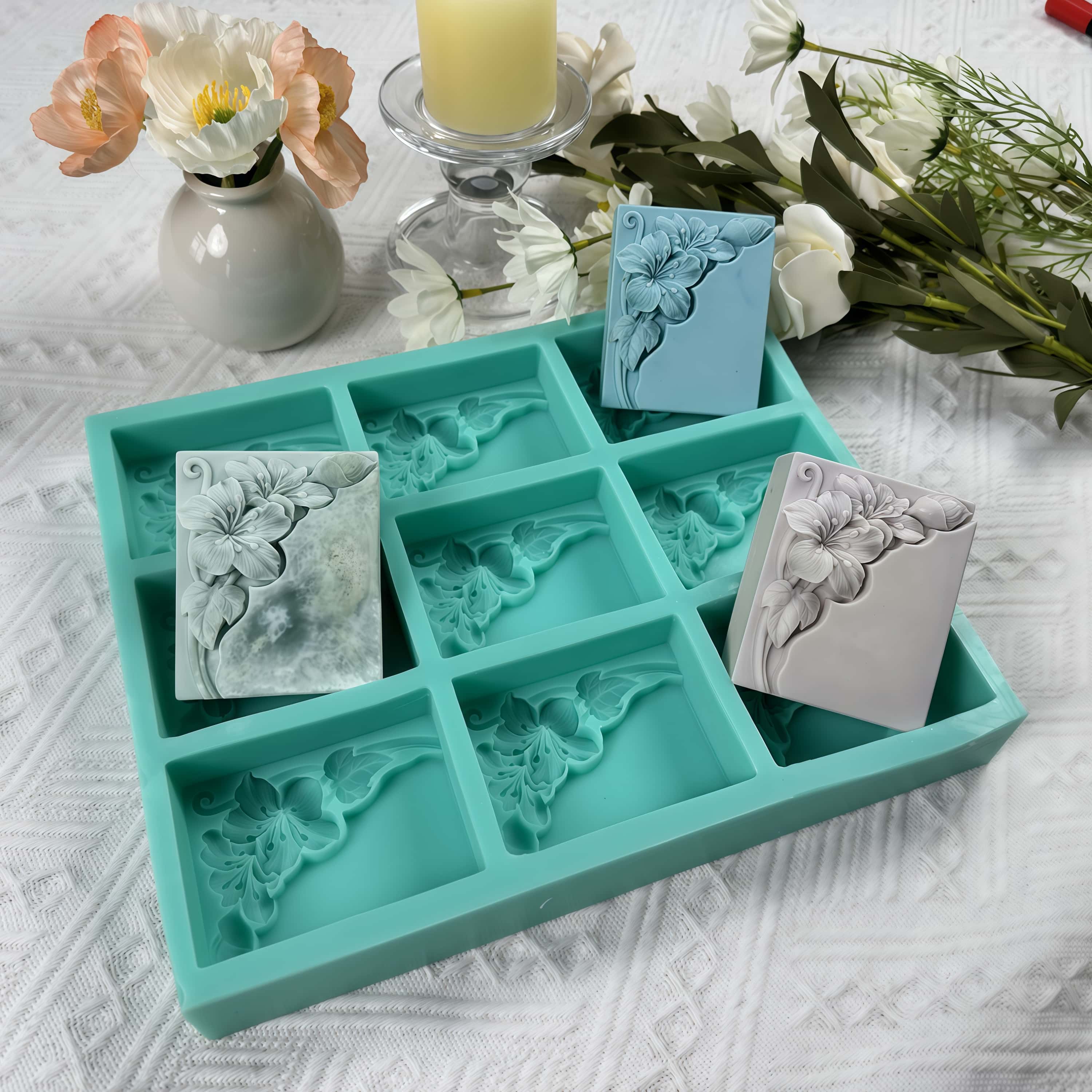 9-holtes Tung Flower Soap Mold - Soap Making Ideas recensie en prijs