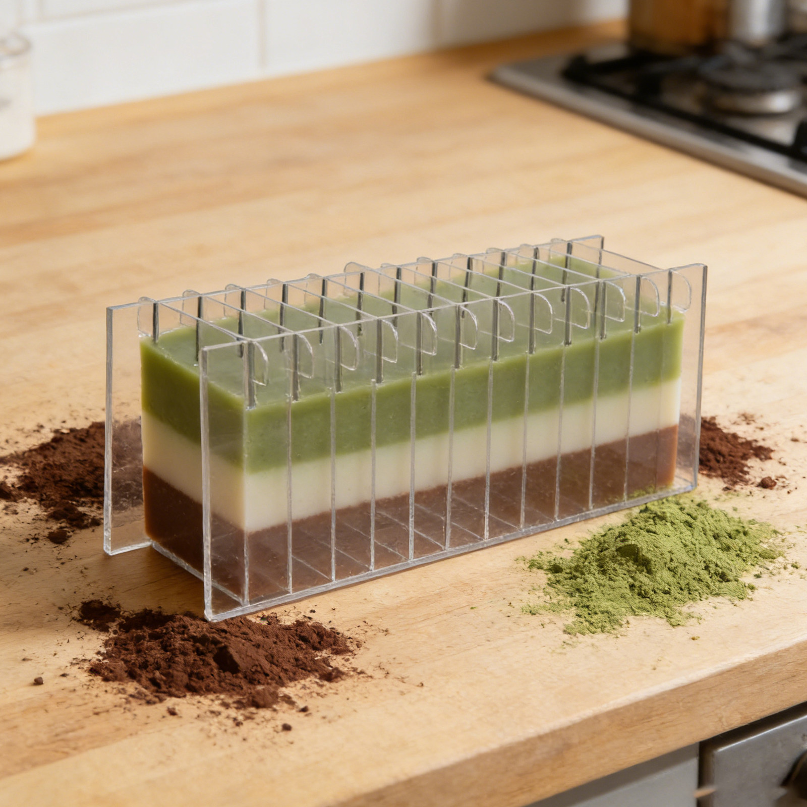 Acryl zeepverdelerbord voor si - Soap Making Cold Process recensie en prijs