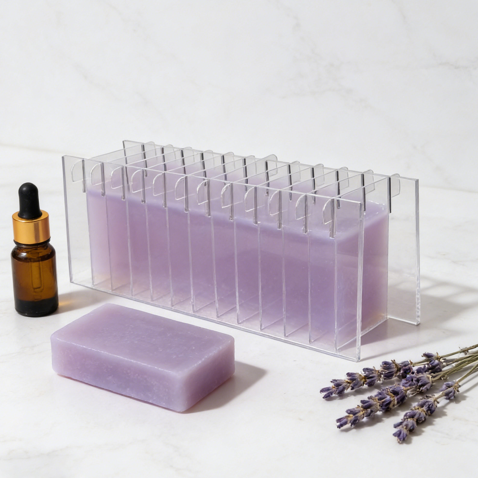 Acryl zeepverdelerbord voor si - Soap Making Cold Process recensie en prijs