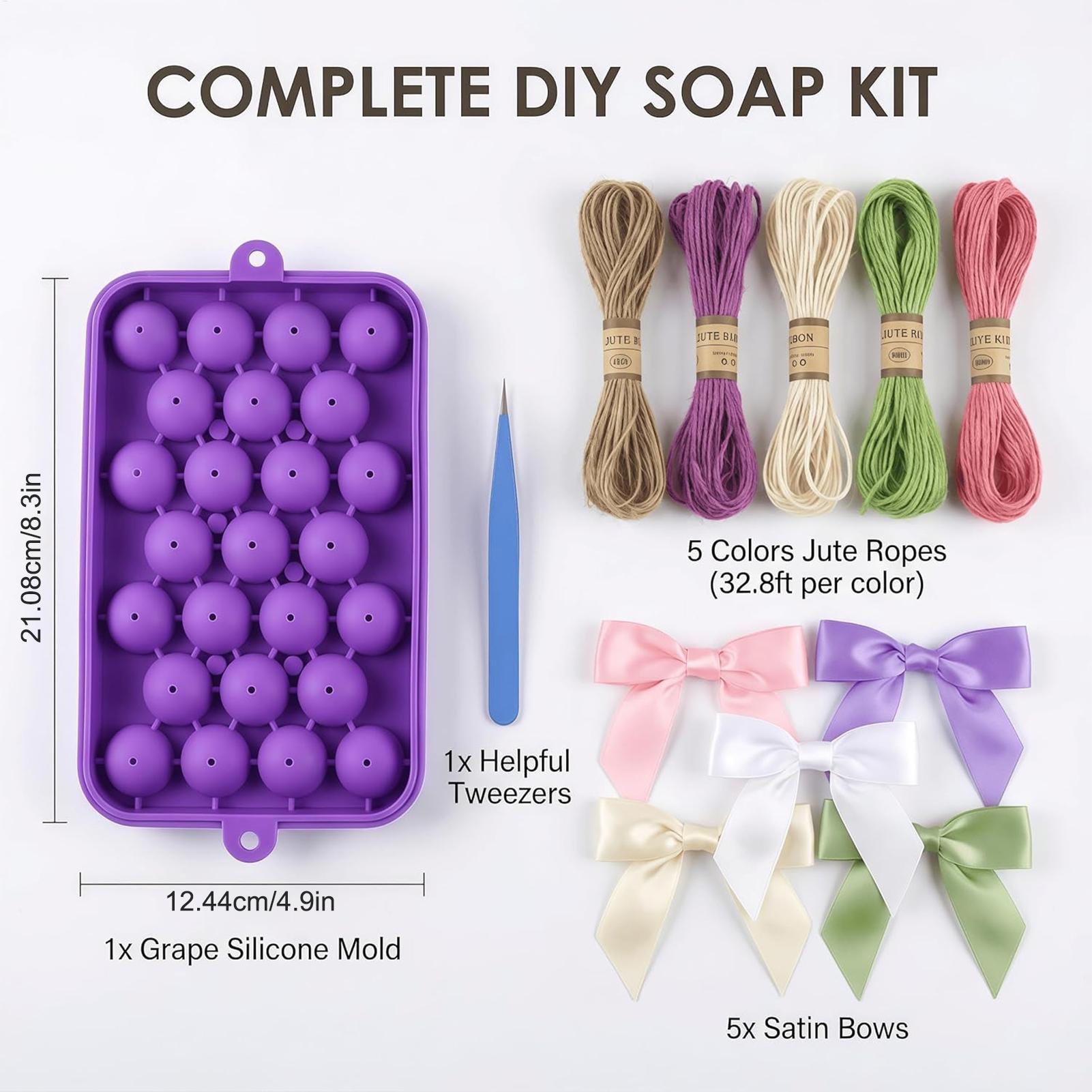Druivenzeepvorm Gemakkelijk lo - Soap Making Essentials recensie en prijs