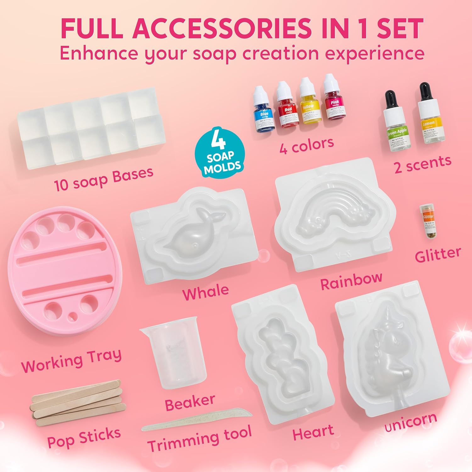 JOYFY Eenhoorn Zeep Maken Kit  - Soap Making Essentials recensie en prijs