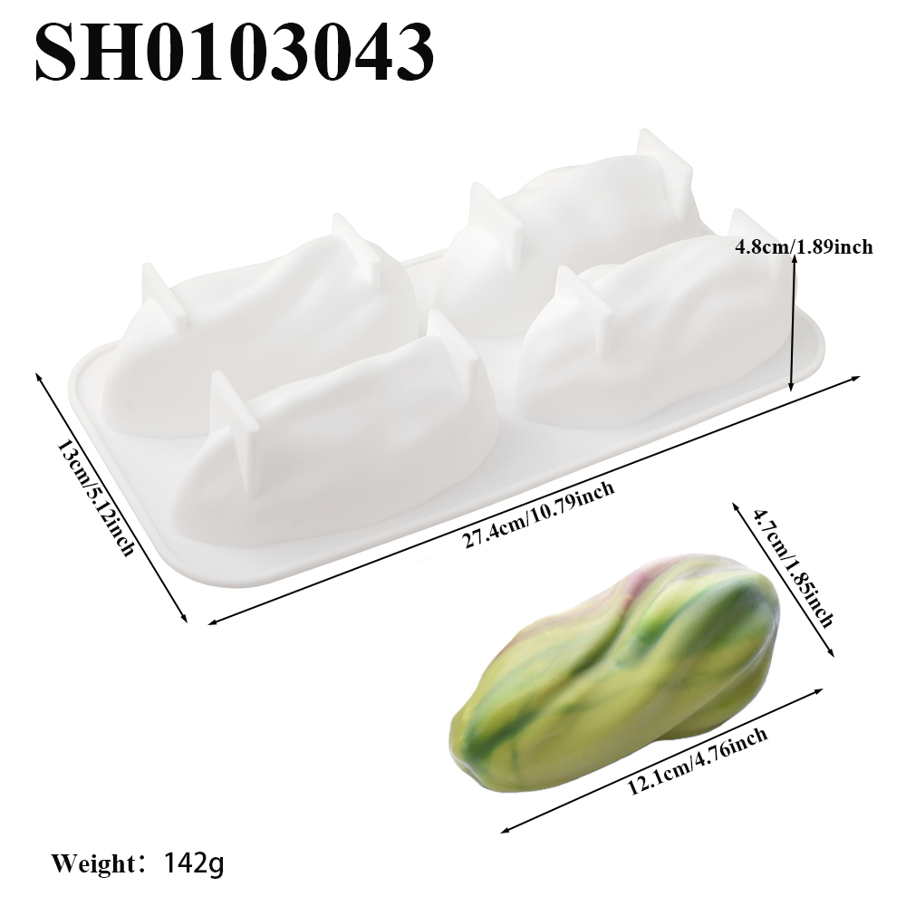 4 of 9-delige pistachevormige  - Soap Making Organic recensie en prijs