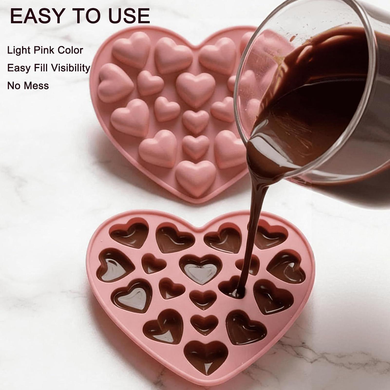 Liefde siliconen chocoladevorm - Soap Making Jelly recensie en prijs