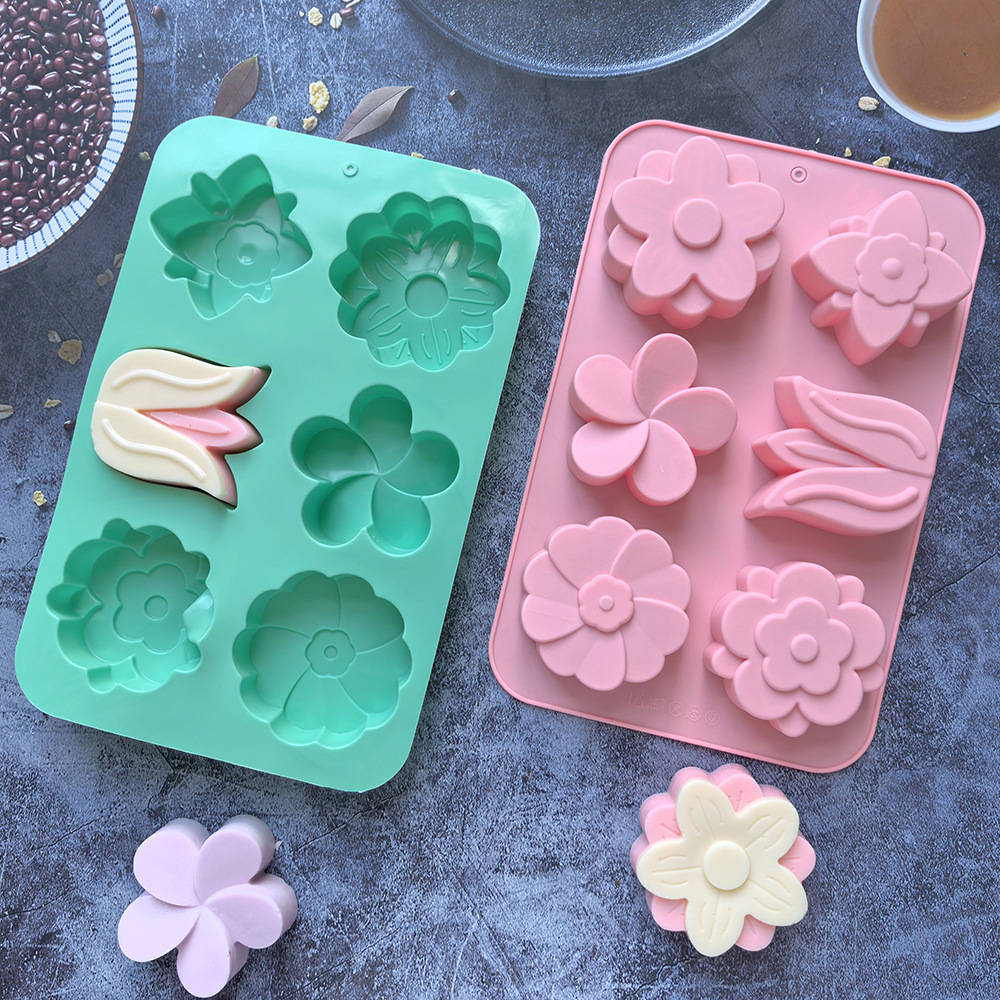 Soorten siliconen bloemvormen, - Soap Making Store recensie en prijs