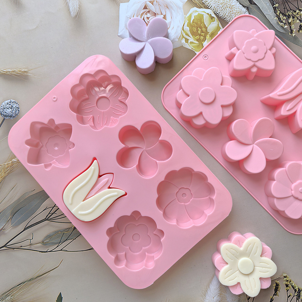 Soorten siliconen bloemvormen, - Soap Making Store recensie en prijs