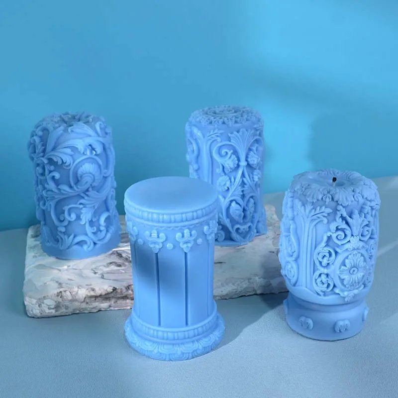 Gesneden Romeinse kolom kaars  - Soap Making Recipes recensie en prijs